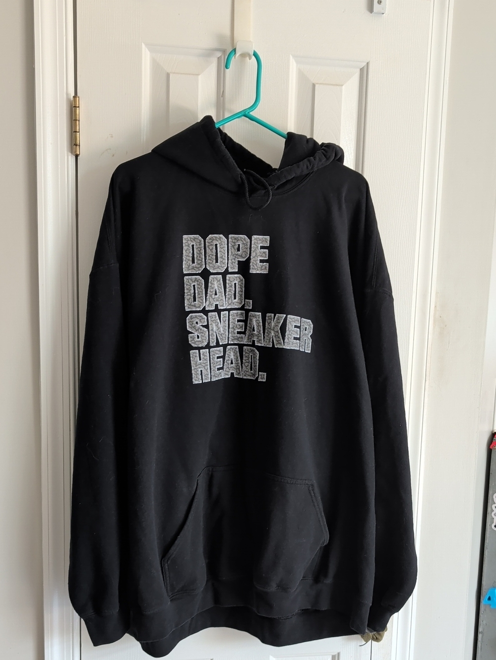 Black 'Dope Dad Sneaker Head' Pullover Hoodie